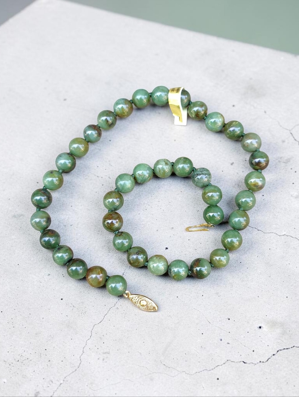 Vintage Art Deco Jade Necklace